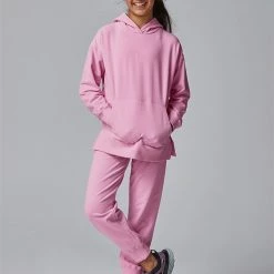 Running Bare Hair Toss Hoodie - Lip Gloss (Girls)