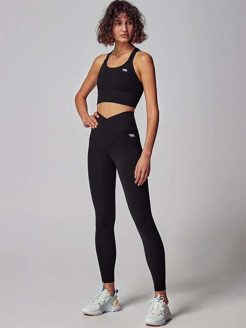 Running Bare Karma Full Length Tight | Black Bottoms