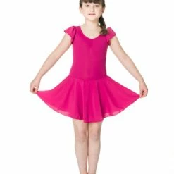 Studio 7 Cap Sleeve Chiffon Dress | Child Dancewear