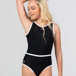 Sylvia P Tallulah Leotard | Black