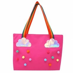 Pink Poppy Accessories Rainbow Magic Tote Bag | Hot Pink