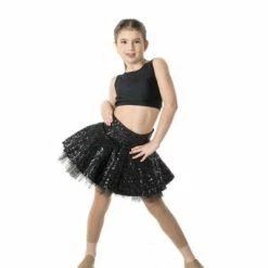 Skirts Studio 7 Sequin Skater Skirt | Child