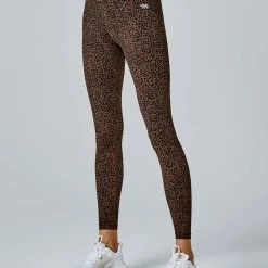 Running Bare Fight Club Ab-Waist Leggings - Winnie