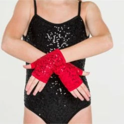 Studio 7 Ready-To-Wear Costuming Sequin Fingerless Gloves