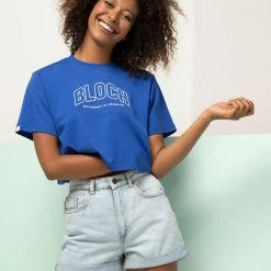 Bloch Heritage Crop Tee - Cobalt (Adult) $49.95