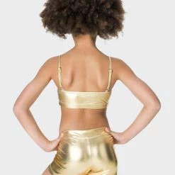 Studio 7 Metallic Crop Top | Child Dancewear