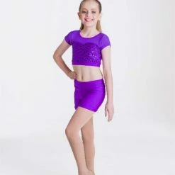 Studio 7 Attitude Sequin Crop Top