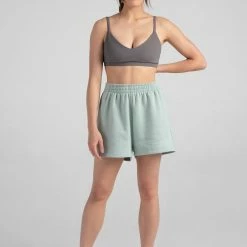 Dance Active Bloch SALE | Off-Duty Terry Short | Sage $35.00