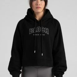 Bloch SALE | Off-Duty Terry Crop Hoodie | Black $50.00