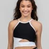 Sylvia P Asher Cropped Singlet | Black