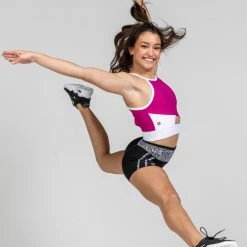 Sylvia P Asher Cropped Singlet | Dragon Fruit