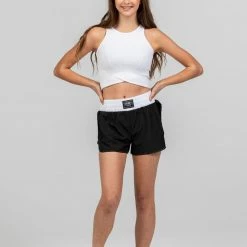 Sylvia P Staple Cropped Rib Singlet Dancewear