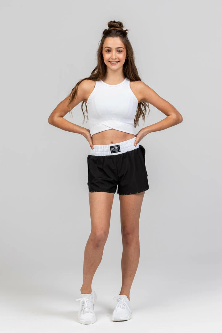Sylvia P Staple Cropped Rib Singlet Dancewear
