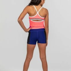 Sylvia P The Original Cropped Singlet | Neon Cantaloupe