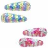 Pink Poppy Accessories Mermaid Sequin Snap Clips