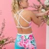 Sylvia P Azalea Blooms Crop Top
