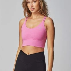 Running Bare Lotus Sports Bra | Bonbon Marle