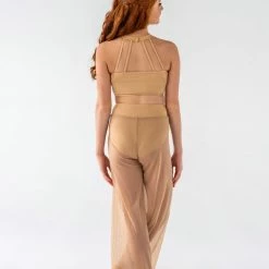 Studio 7 Mesh Performance Pants | Cashew