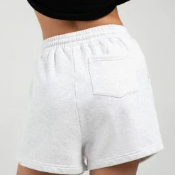 Bloch Off Duty High Waisted Terry Shorts | Snow Marle | $59.95