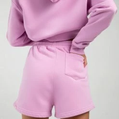 Bloch Off Duty High Waisted Terry Shorts | Bubble Gum | $59.95 Bottoms