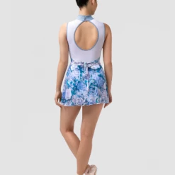 Dancewear Uactiv Rosette Skirt - Blue Roses