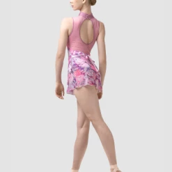 Uactiv Rosette Skirt - Pink Roses Dancewear