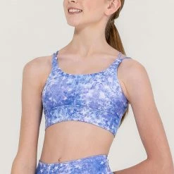 Dancewear Uactiv June Crop Top | Purple Sprinkle