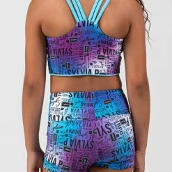 Bottoms Sylvia P Chromatic Hi-Waisted Shorts