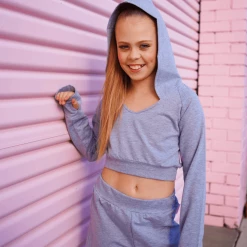 Studio 7 Warm Up Cropped Hoodie | Child Dancewear