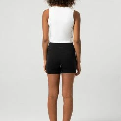 Bloch Tonal Print Crop Tank - White (Adult) $39.95 Tops