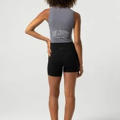 Bloch Heritage Crop Tank - Charcoal (Adult) $39.95