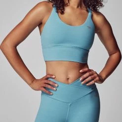 Running Bare Lotus Sports Bra - Sky Marle (Adult)