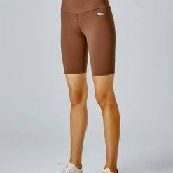 Running Bare Studio Ab-Tastic Bike Short - Toffee (Adult) Bottoms