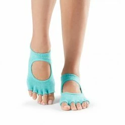 Dance Socks Toesox - Half Toe Bellarina Socks (Aqua)