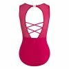 Energetiks Abby Mesh Leotard | Mulberry